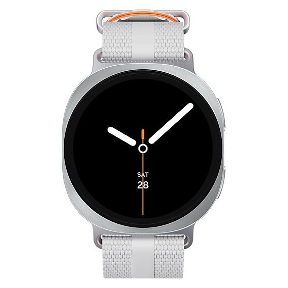 Galaxy Watch 8 | 44 мм | 4G LTE | Silver | Athleisure/White | M/L, Тип ремешка : Athleisure, Размер корпуса : 44 мм, Цвет: Silver, Цвет ремешка: White, Размер ремешка : M/L, Подключение часов : Bluetooth / Wi-Fi + 4G LTE, изображение 3